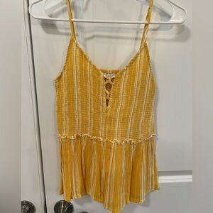 Woman’s size medium yellow tank